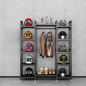 HSQ™ Motorcycle Gear Storage/Display Rack