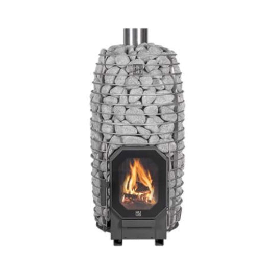 Huum Hive Flow Mini 8.5KW Wood-Burning Sauna Stove With Ash Drawer & Sauna Stones [H1017012] (SAK17895)