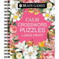 Brain Games - Calm: Crossword Puzzles - Large Print - Spiral