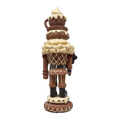 Gingerbread Nutcracker Figurine - Hot Cocoa