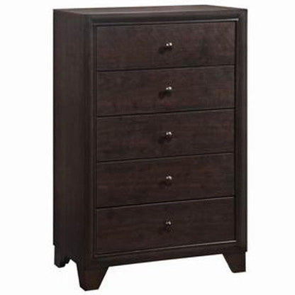 Home 5 Drawers Chest Dresser Storage Cabinet