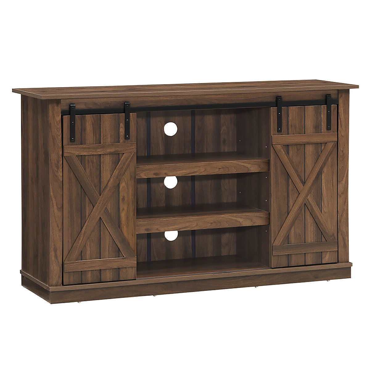 Sliding Barn TV Stand Console Table