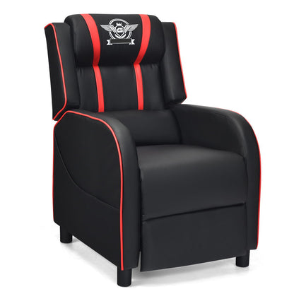 Massage Racing Gaming Single Recliner Chair