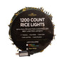 1200-Light Warm White LED Rice Light Set