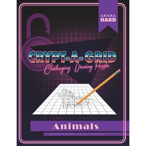 Crypt-a-grid: Challenging drawing puzzels - Paperback