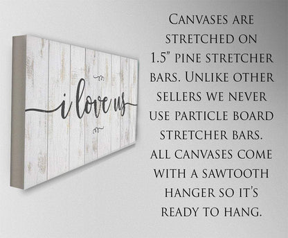 I Love Us - Canvas