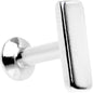 3/16 6mm Steel Rectangle Internal Thread Daith Cartilage Tragus