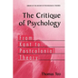 The Critique of Psychology: From Kant to Postcolonial Theory - Paperback