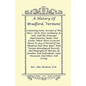 A History of Bradford, Vermont - Paperback