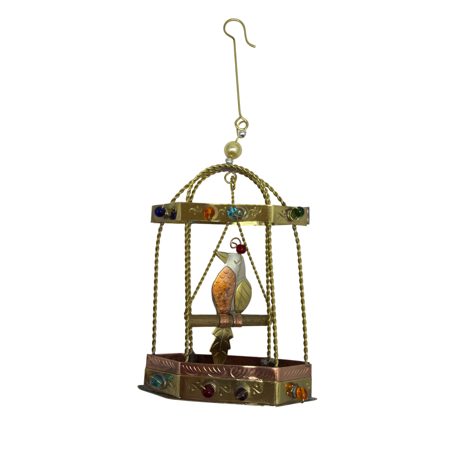 Antique Bird Cage Ornament