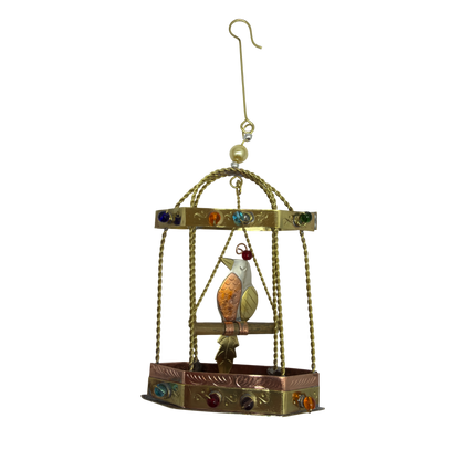 Antique Bird Cage Ornament