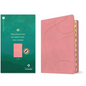Biblia de Estudio del Diario Vivir Para Jóvenes Ntv Con Filament (Sentipiel, Rosa Pastel, Índice, Letra Roja) - Imitation Leather