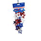 Patriotic Holgraphic Star Garland - 9 Feet