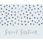 Happy 16th Birthday Guest Book (Landscape Hardcover): Sweet Sixteen Guest book, party and birthday celebrations decor, memory book, 16th birthday, hap - Hardcover
