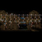 70 Indoor/Outdoor Icicle Lights - Warm White - White Wire