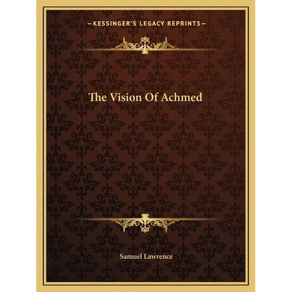 The Vision Of Achmed - Paperback