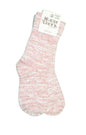 Mouse Creek Gallery Slub Socks - Adobe Rose - Child Size 10 -13