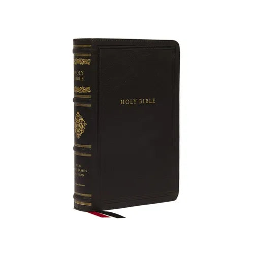Nkjv, Personal Size Reference Bible, Sovereign Collection, Leathersoft, Black, Red Letter, Comfort Print: Holy Bible, New King James Version - Imitation Leather