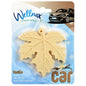 Wellnax Vanilla Leaf Car Air Freshener: Long Lasting Silicone Auto Scent for Odor Elimination