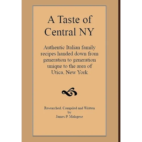 A Taste of Central New York - Hardcover