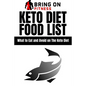 Keto Diet Food List: What to Eat and Avoid on The Keto Diet - Paperback