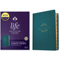 NKJV Life Application Study Bible, Third Edition, Large Print (Leatherlike, Teal Blue, Indexed, Red Letter) - Imitation Leather