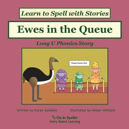 Ewes in the Queue: Decodable Sound Phonics Reader for Long U Word Families - Paperback