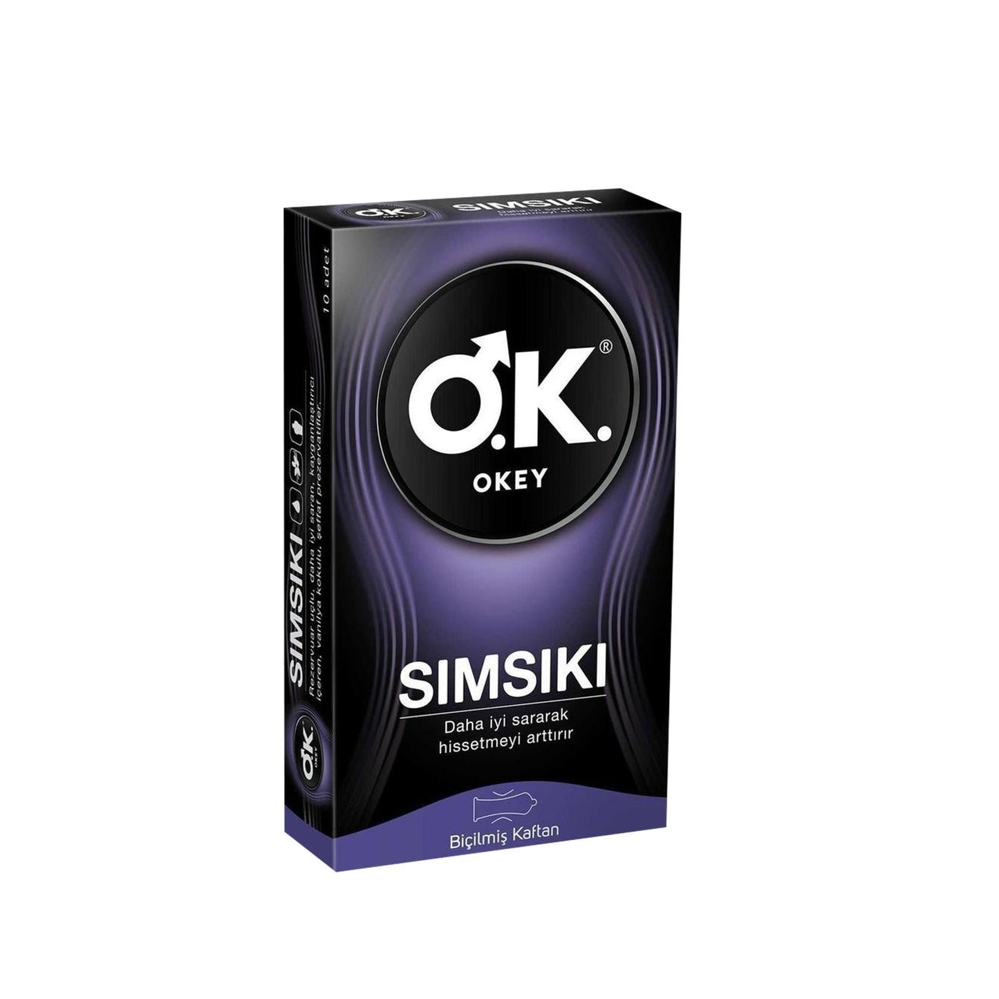 Okey Condoms - Sımsıkı Prezervatif 10 Pack for Safe Intimate Practices