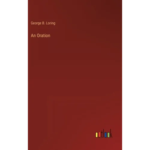 An Oration - Hardcover