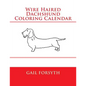Wire Haired Dachshund Coloring Calendar - Paperback