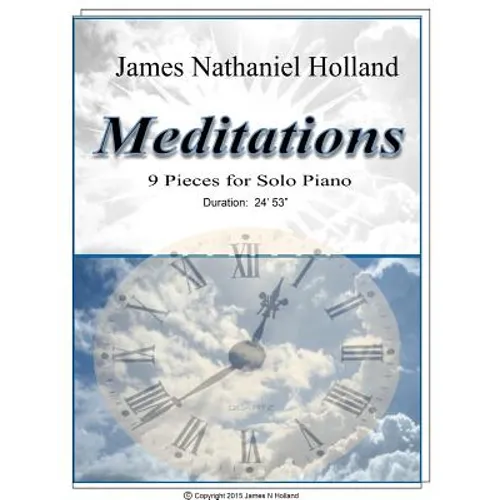 Meditations 9 Pieces for Solo Piano - Paperback