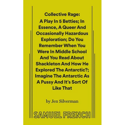 Collective Rage: A Play in Five Betties - Paperback