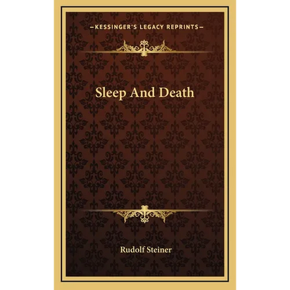 Sleep And Death - Hardcover