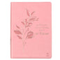 NLT Holy Bible Everyday Devotional Bible for Women New Living Translation, Vegan Leather, Pink Debossed - Leather