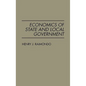Economics of State and Local Government - Hardcover