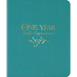 The One Year Bible Expressions NLT (Leatherlike, Tidewater Teal) - Imitation Leather