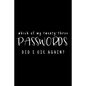 Which Of My Twenty-Three Passwords Did I Use Again?: Password Keeper - Black - Paperback