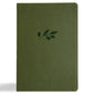 CSB Super Giant Print Reference Bible, Digital Study Edition, Olive Leathertouch - Imitation Leather