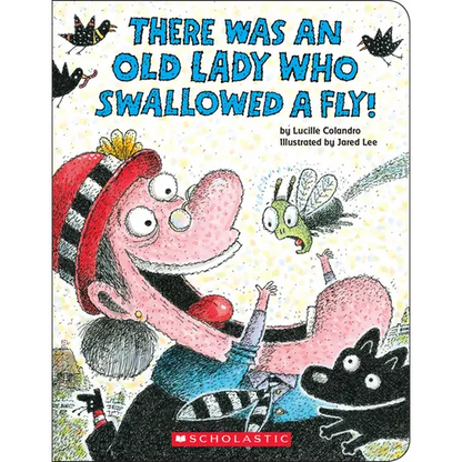 There Was an Old Lady Who Swallowed a Fly! (Board Book) - Board Book