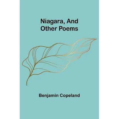 Niagara, and Other Poems - Paperback