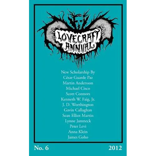 Lovecraft Annual No. 6 (2012) - Paperback