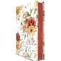 Biblia Rvr 1960 Letra Grande Tamaño Manual, Hc, Flores Rosadas Y Cantos Pintados / Spanish Bible Rvr 1960 Handy Size Large Print with Flowers and Spra - Hardcover