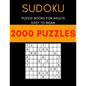Sudoku with 2000 puzzles: Sudoku puzzle book for adults easy to insan - Paperback