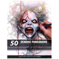 50 Demonic Possessions: Grayscale Colored Pencil Coloring Book - Paperback