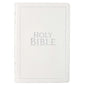 KJV Thinline White Wedding Bible - Leather