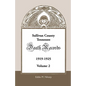 Sullivan County, Tennessee, Death Records: Volume 2, 1919-1925 - Paperback