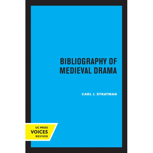 Bibliography of Medieval Drama - Paperback