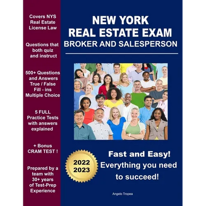 New York Real Estate Exam Broker and Salesperson - Paperback