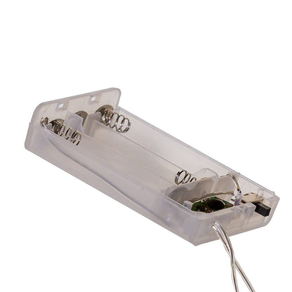 25-Light Battery-Operated Cool White LED Fairy Lights