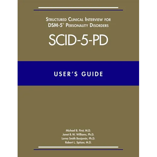Structured Clinical Interview for Dsm-5(r) Disorders--Clinician Version (Scid-5-CV) - Paperback